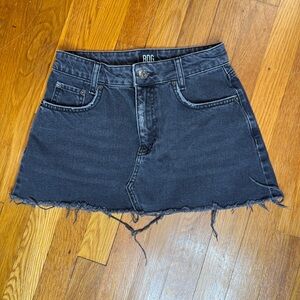 BDG Urban Outfitters Black Denim Jean Mini Skirt Size Small